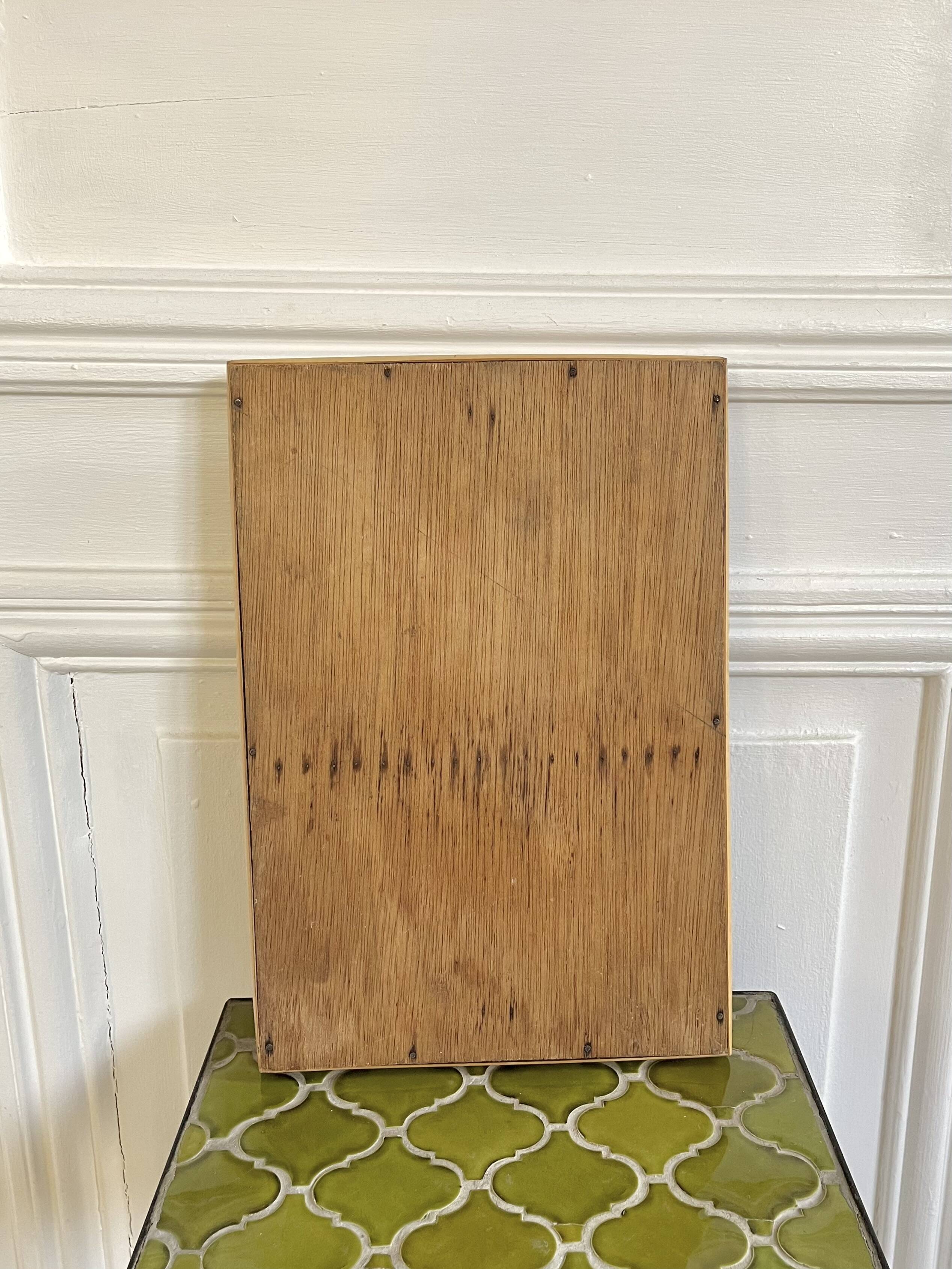 Vintage bamboo plateau