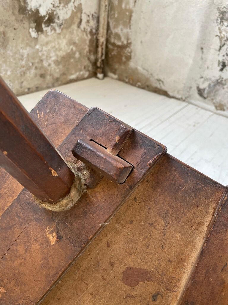 Pair of brutalist Alsatian mountain chairs 19th