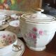 Tea set part by André Giraud - Limoges porcelain