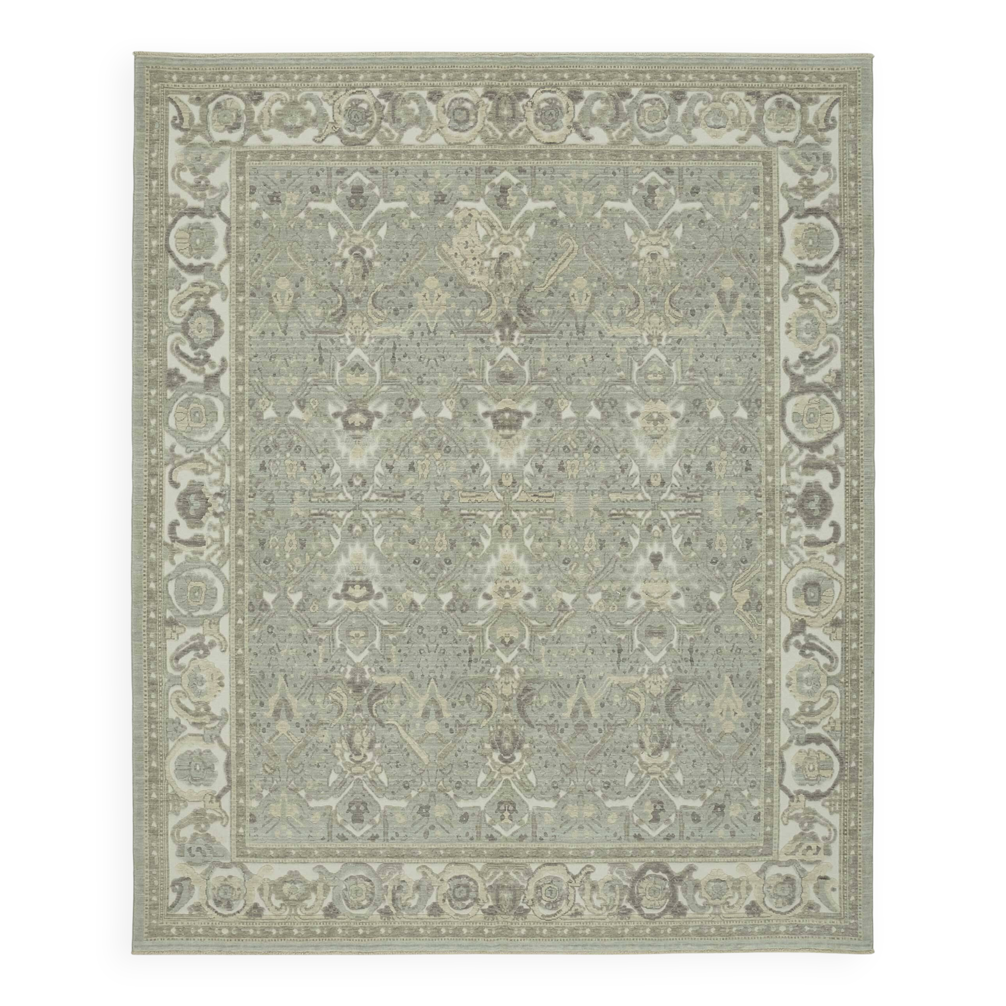 Turkish Handcrafted Loom Oushak Rug 275 cm x 372 cm