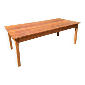 Table de ferme vitrifiée
