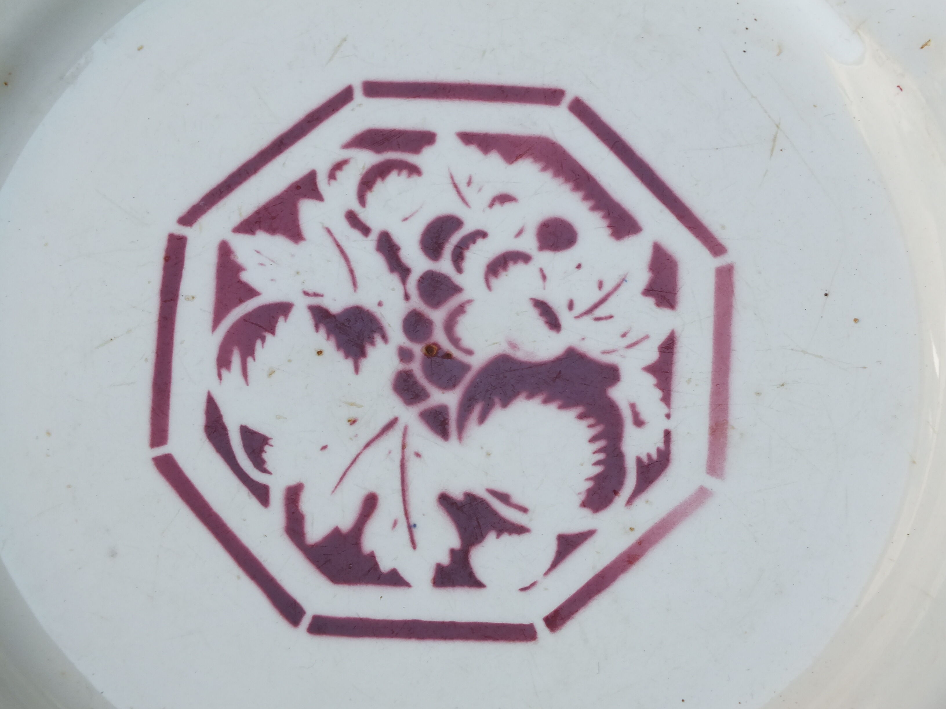 Flat plate art deco Lunéville fructidor