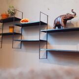Modular wall shelf vintage year 50s