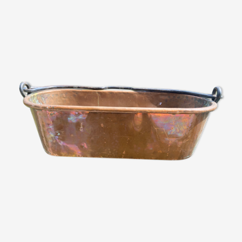 Vintage copper planter