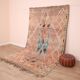 Terracotta Vintage Moroccan Rug 192 x 322 cm, Berber Handmade Wool Rug Boho