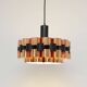 Copper lamp designed by Wener Schou for Coronell Elektro, 1970s