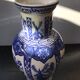 Former vase Delft ceramics white decor blue vintage mill