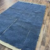 Handmade pure wool rug, size 2/3 m.