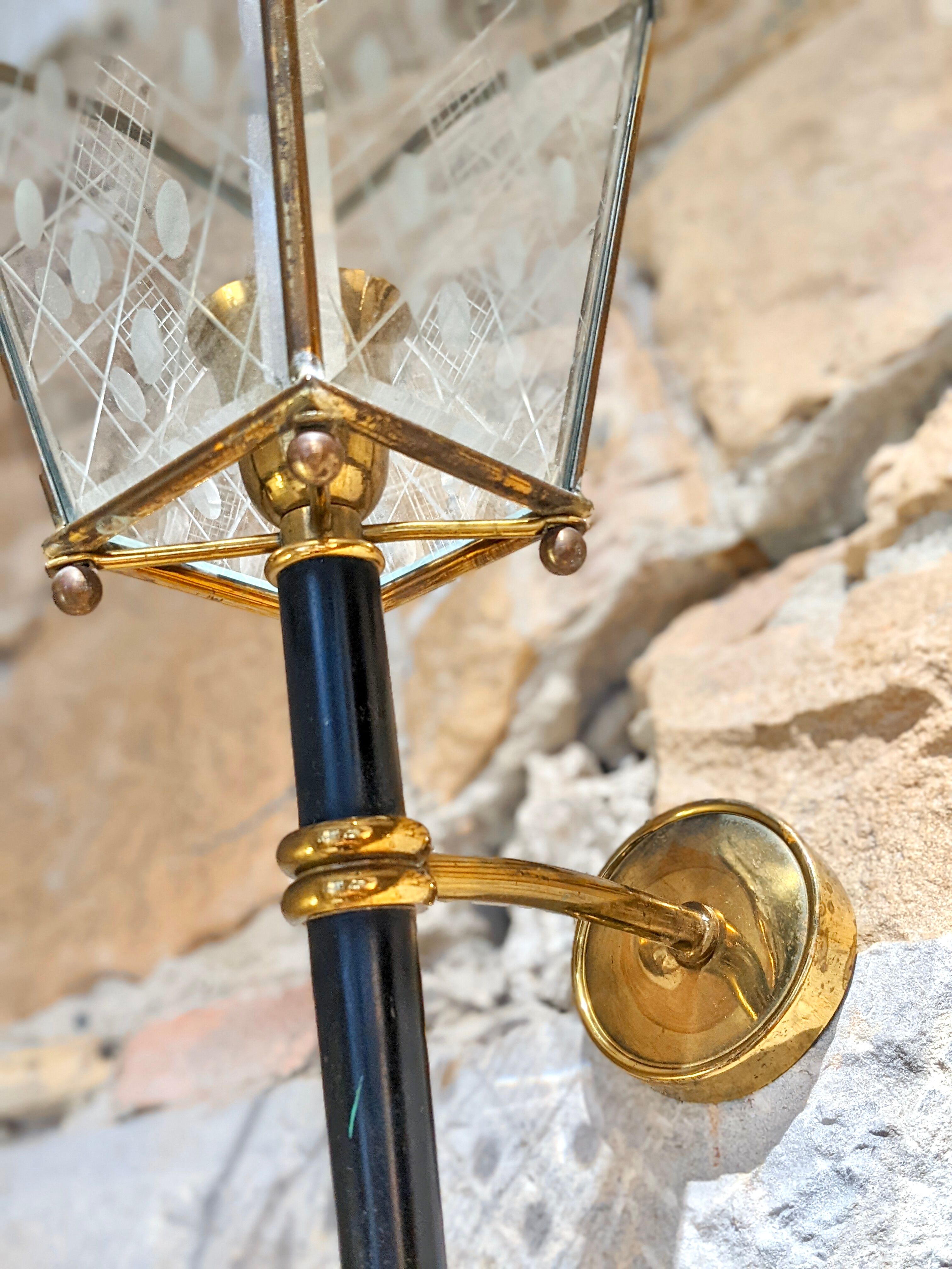 Vintage wall lamp, neo-classical