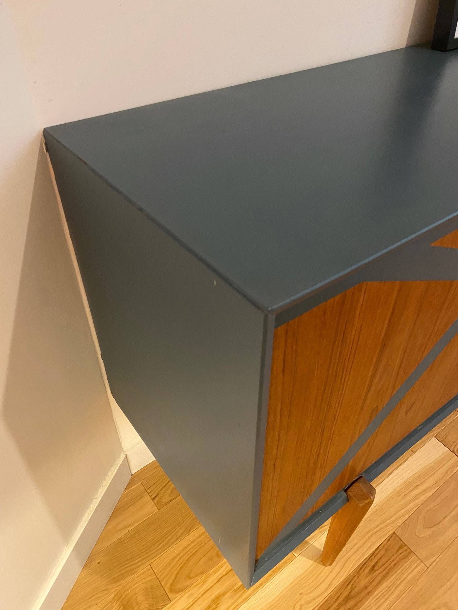 Restored vintage 60s low sideboard