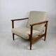 GFM-142 armchair, design by Edmund Homa from the 70s, beige boucle - 2 pieces available