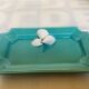 Vide poche coquillages bleu turquoise, Italie