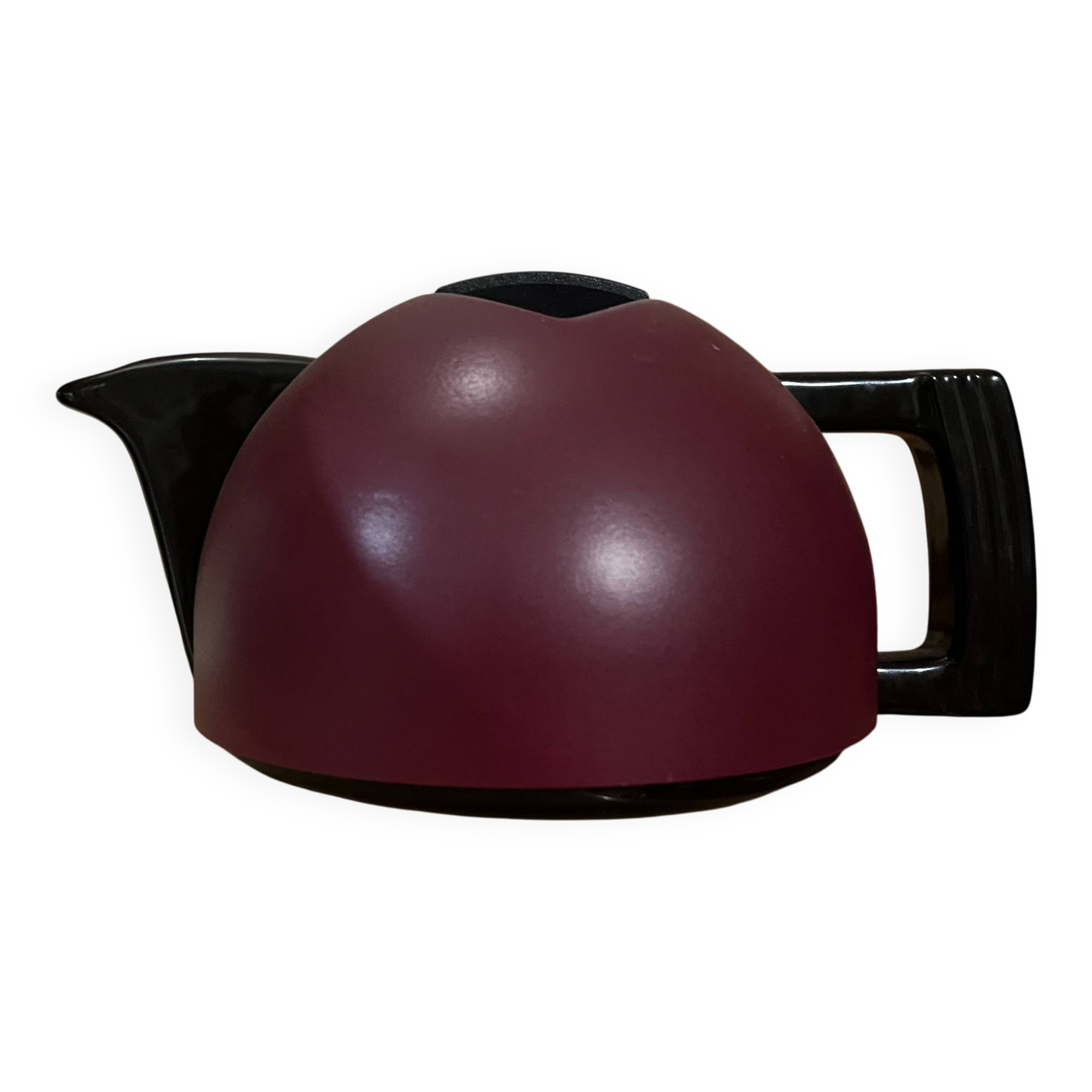 Théière vintage Memphis céramique