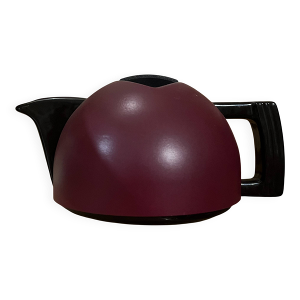 Théière vintage Memphis céramique