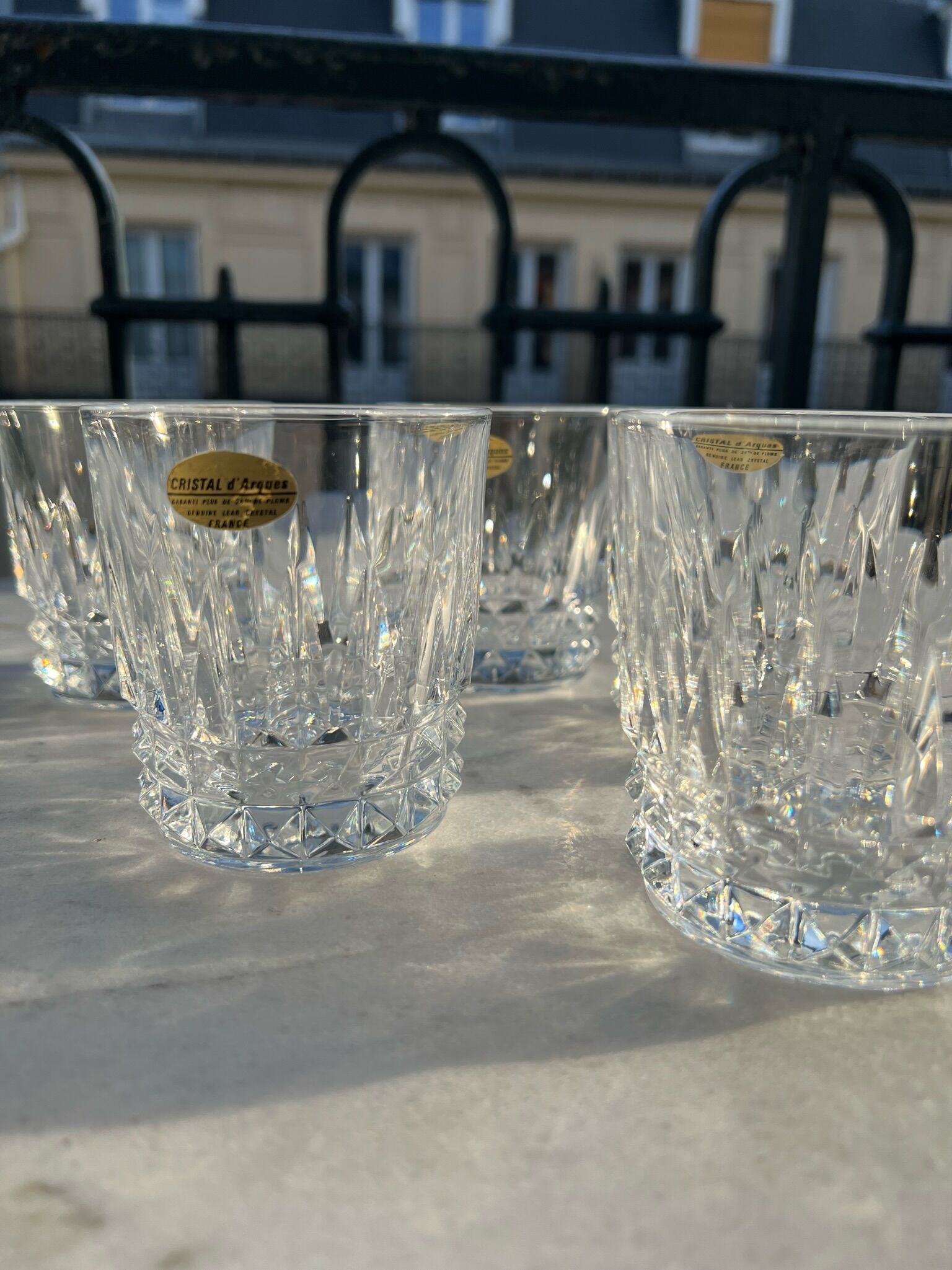 5 crystal whiskey glass