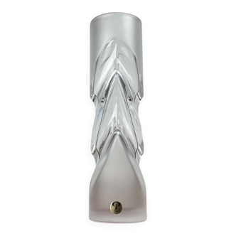 Vintage glass vase from the German Malachit series by Peill & Putzler, 1970s.