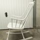 Rocking chair Grandessa en Hêtre blanc par Lena Larsson 1960 pour Nesto