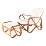 Rattan lounge chair