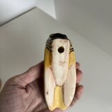 Vintage Provençal cicada handmade ceramic to hang.