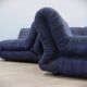 Claudio Vagnoni "Pagru" modular sectional sofa for 1P, 1970s (5 Pieces)