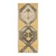 Vintage Turkish Hand-Knotted Wool Cotton Yellow Runner Rug 81x204