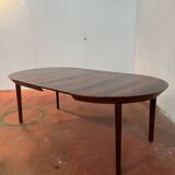 Ole HALD round table model "33" with double extension Denmark 1960