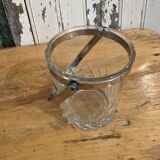 Ice bucket, vintage ice cubes