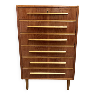 Scandinavian design chest of drawers 1950.