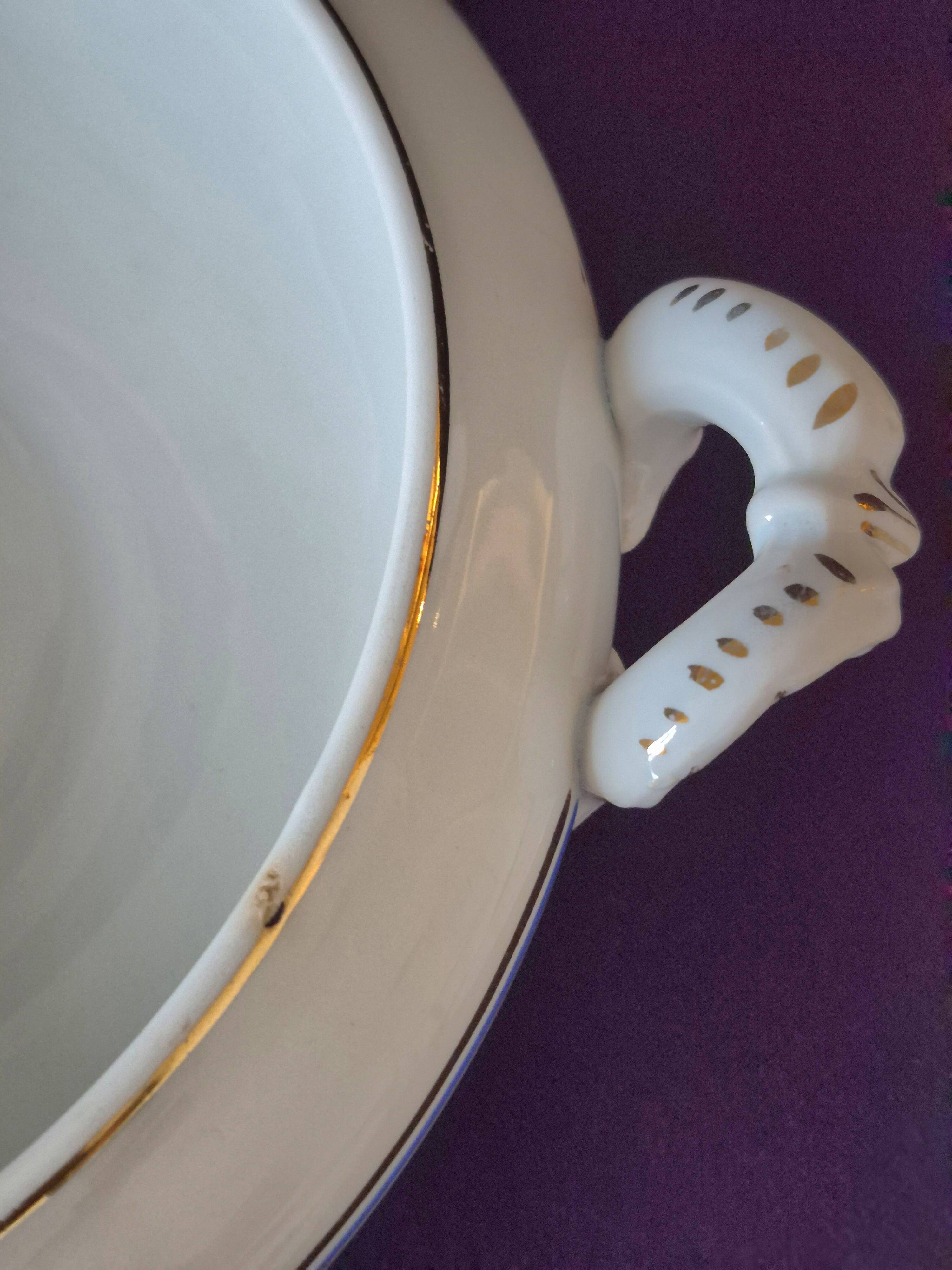 Vegetable dish or soup tureen in Onnaing earthenware A524