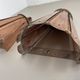 set of 2 copper 25cm Gio Ponti Style Theatre Wall Light Sconces, Italy 1950