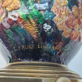 Lamp by Camille Fauré Enamels of art Limoges (1874-1956)