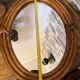 Vintage bamboo mirror