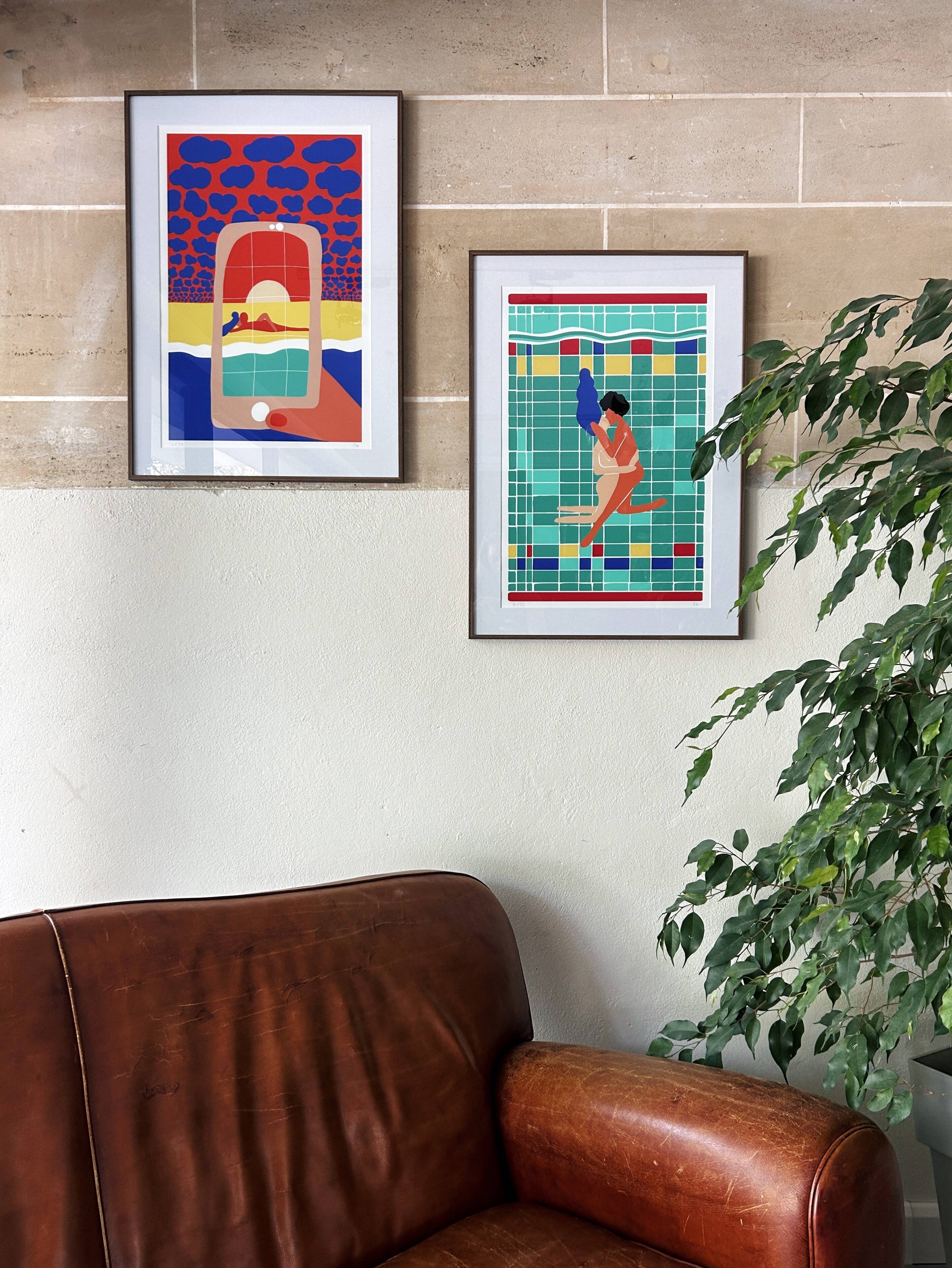 Art illustration numbered and signed by the artist