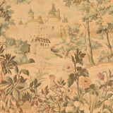 Tapestry depicting birds in the park of a castle