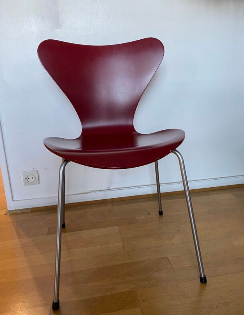 Chaise serie 7 d'Arne Jacobsen pour Fritz Hansen