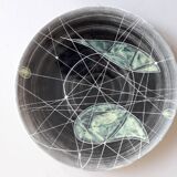 Vintage ceramic with geometric decor