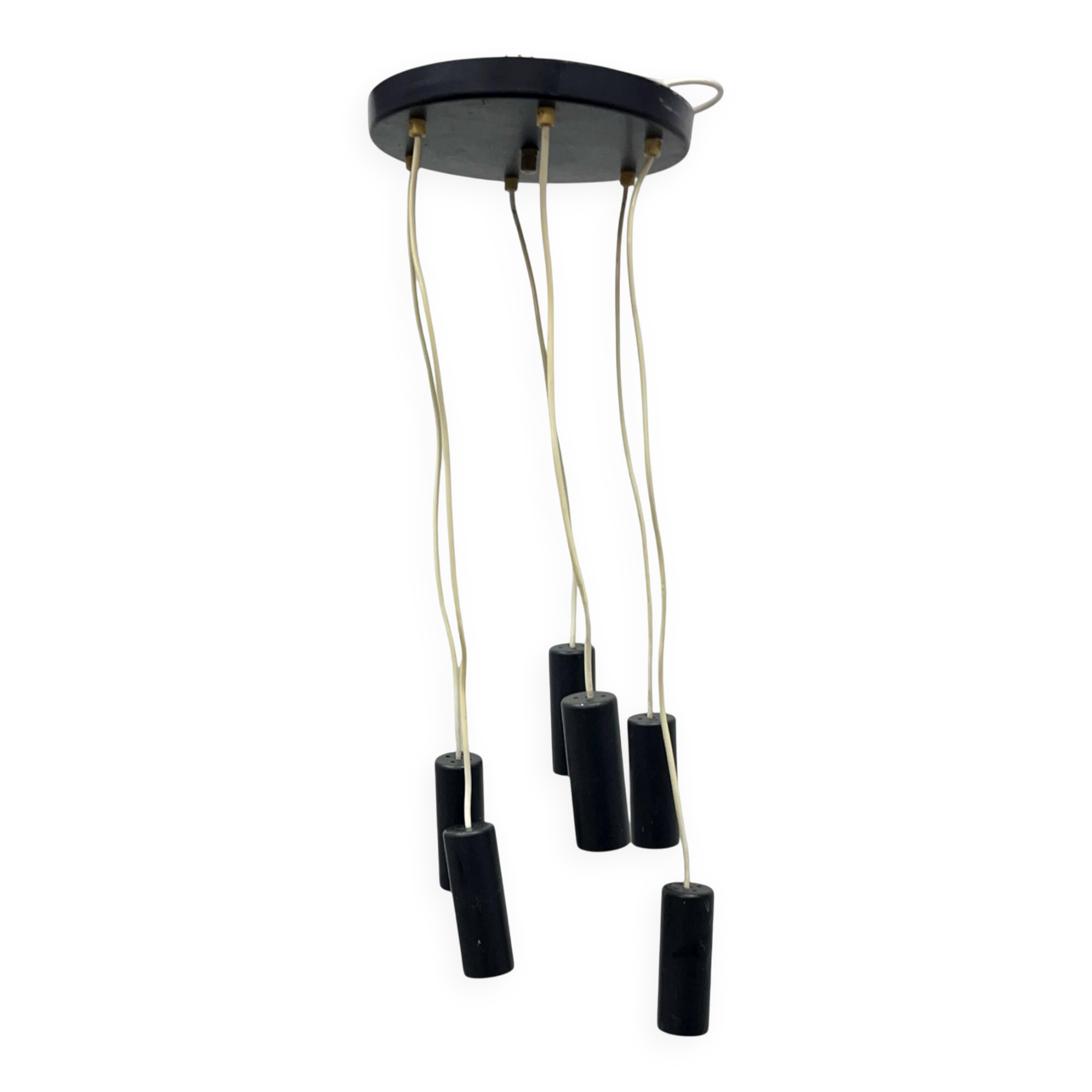 Elektroinstala Jílové cascade pendant lamp Czechoslovakia 1970
