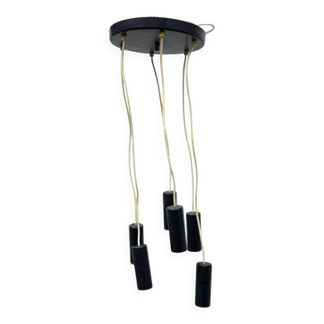Elektroinstala Jílové cascade pendant lamp Czechoslovakia 1970
