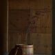 Decorative planter / wooden storage vase Scandinavian, Wabi Sabi, 1950s