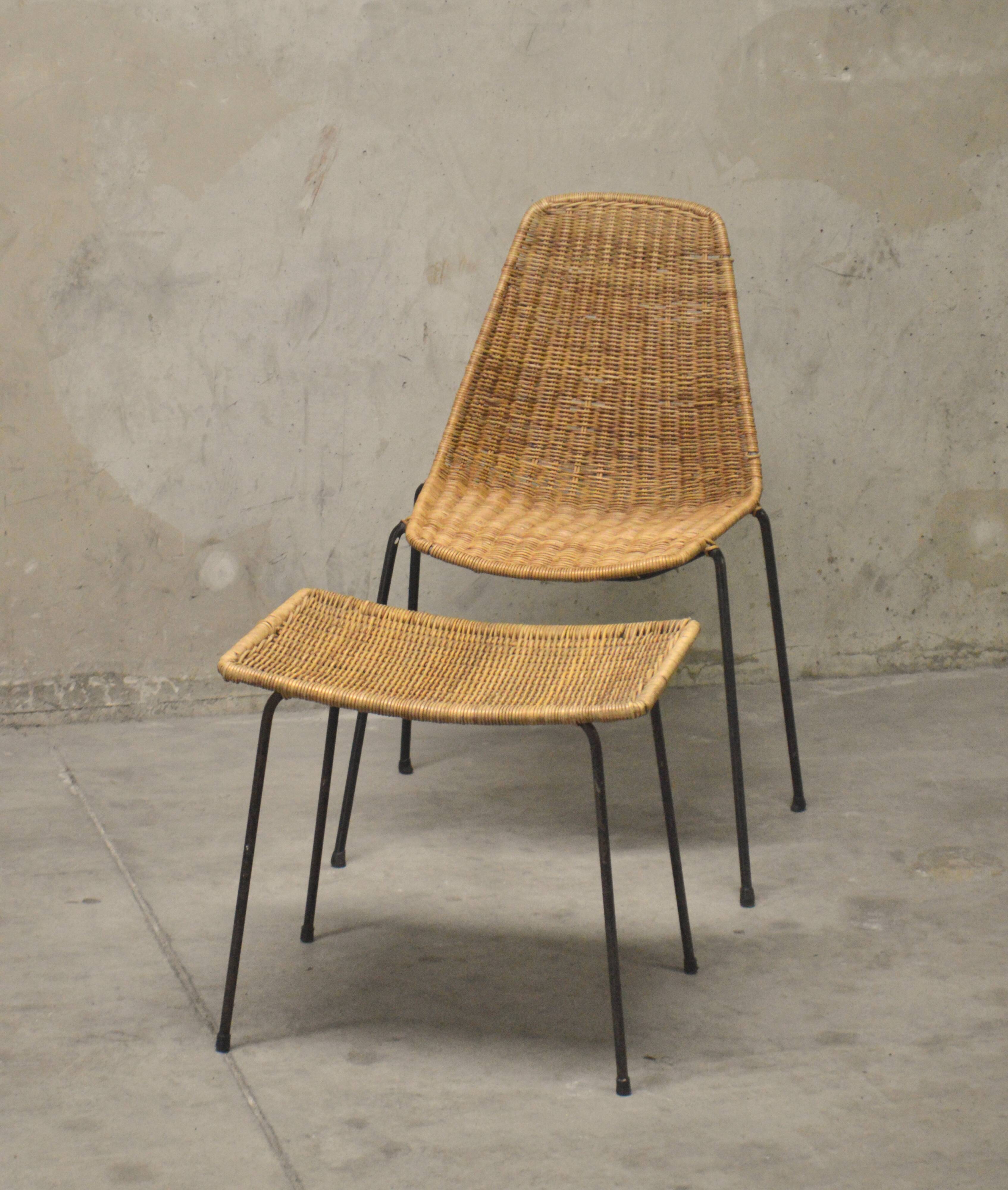 Vintage chair from the 1950s, designed by Franco Legler