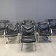 Set of 6 Rudolf Glatzel armchairs for Knoll Art Collection, 1980s