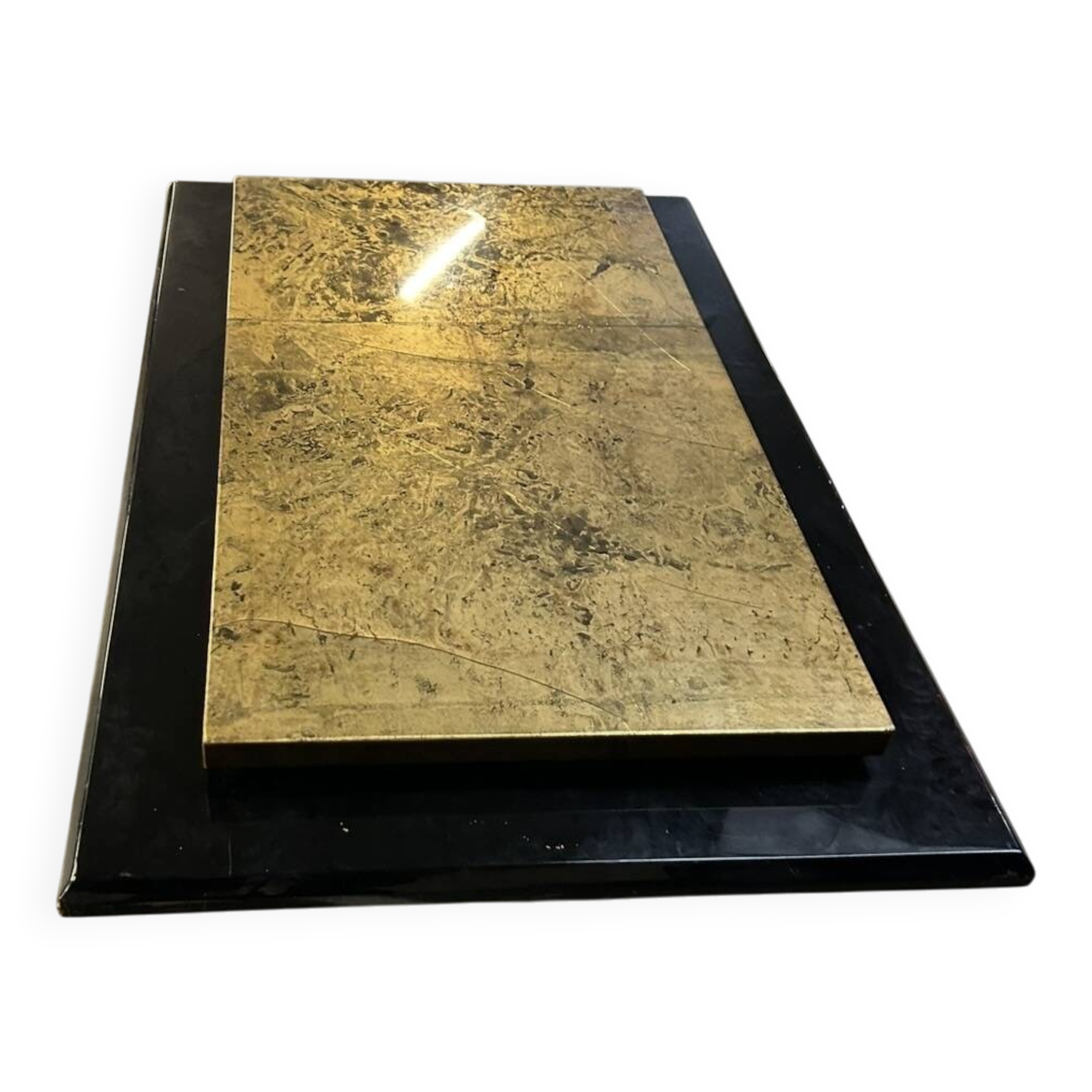 Coffee table in the style of Guy Lefebvre, 1970s.