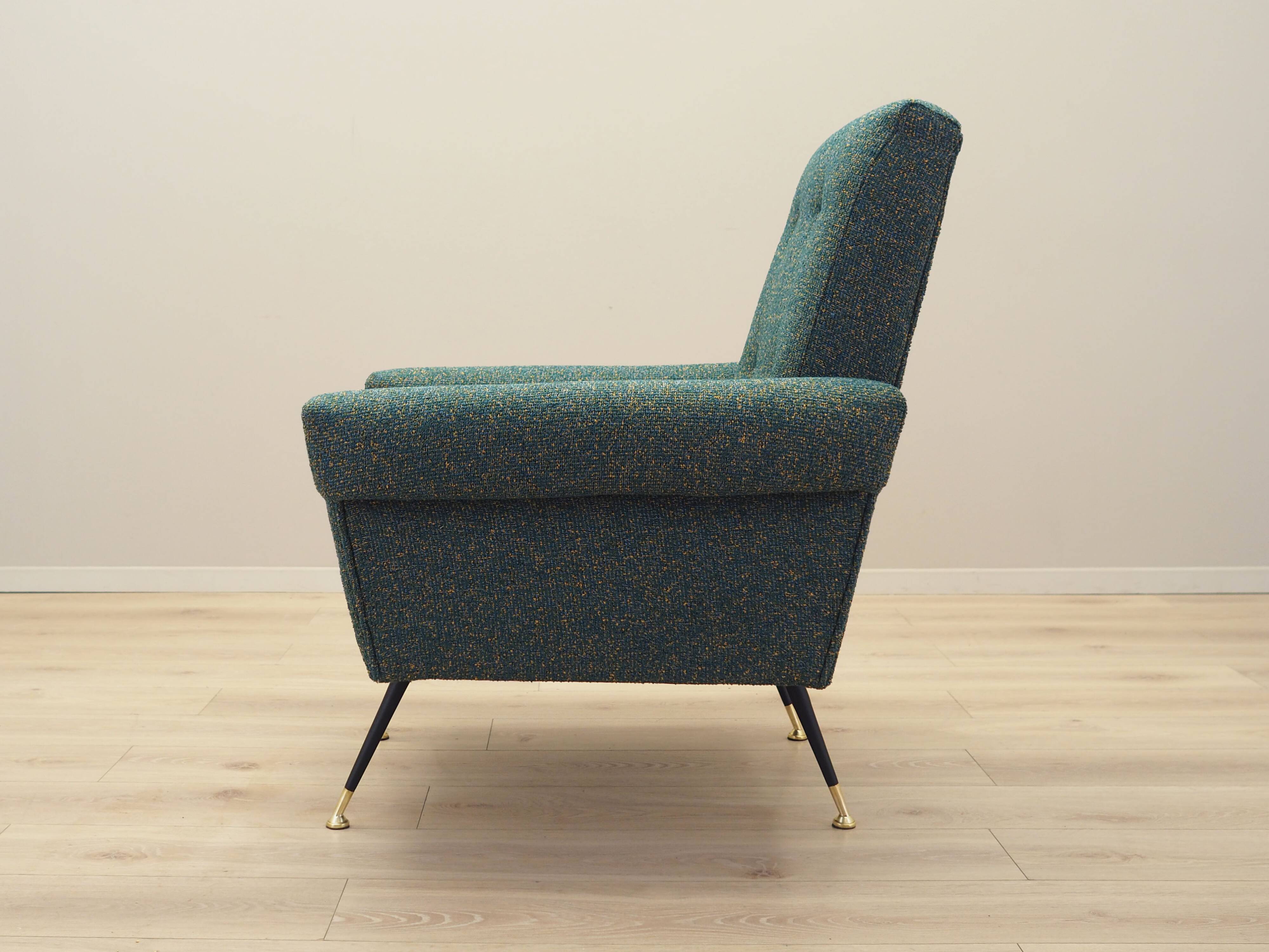 Lounge armchair, Italian design, 1970s, production: Italy