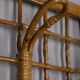 Vintage 1960s bamboo wall coat rack, Italian design