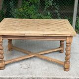 18th century monastery dining table renovated in solid oak 250cm
