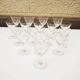 8 Old Art Deco Stemmed Glasses