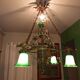 Very large art nouveau chandelier Murano (1 meter)