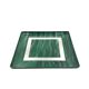 Hollywood regency malachite effect resin & brass tray, Italy 1970s
