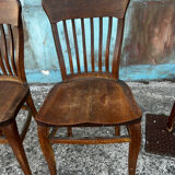 Maurice Lacour solid oak chair