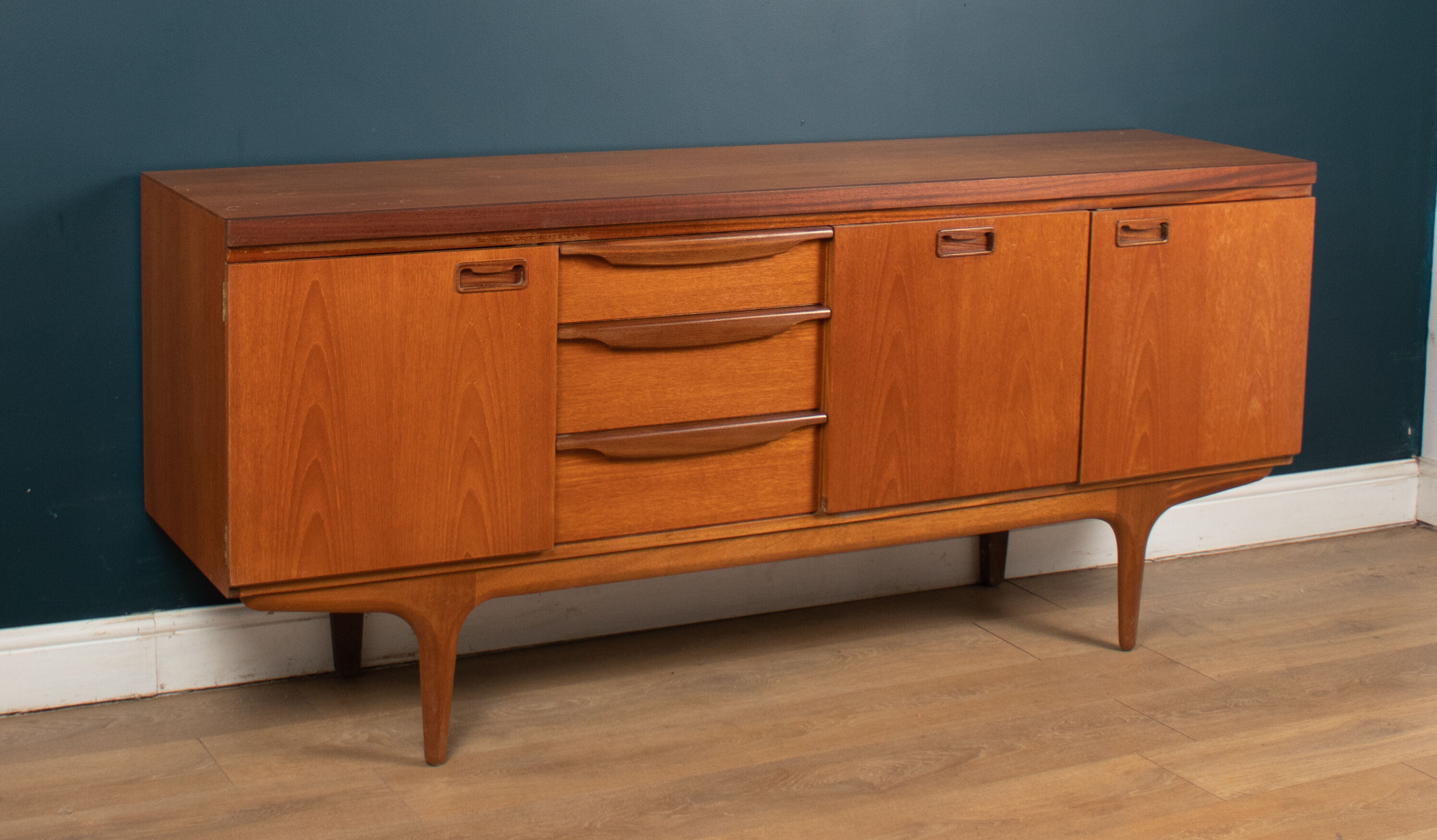 Retro teak 1960s Greaves & Thomas mid century sideboard